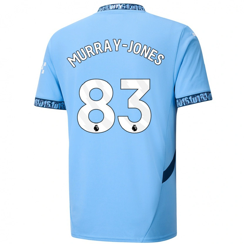 Danxen Uomo Maglia George Murray-Jones #83 Blu Navy Kit Gara Home 2024/25 Maglietta