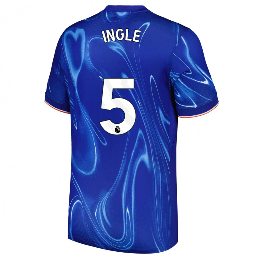 Danxen Uomo Maglia Sophie Ingle #5 Blu Bianco Kit Gara Home 2024/25 Maglietta