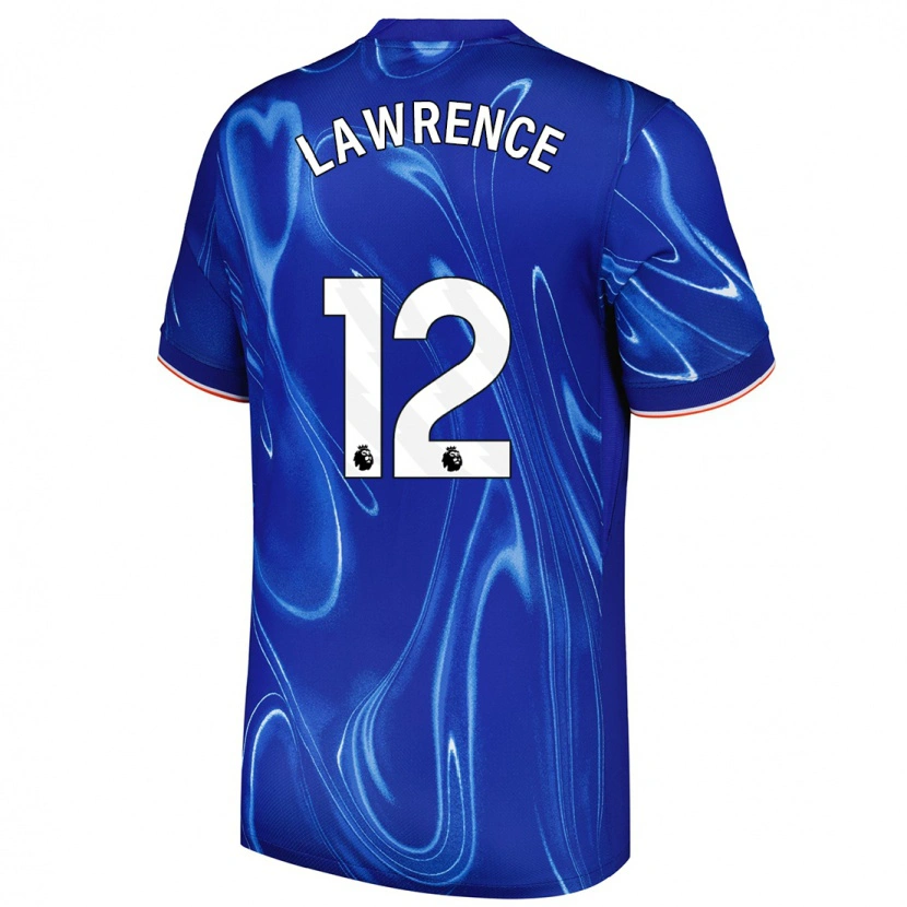 Danxen Uomo Maglia Ashley Lawrence #12 Blu Bianco Kit Gara Home 2024/25 Maglietta