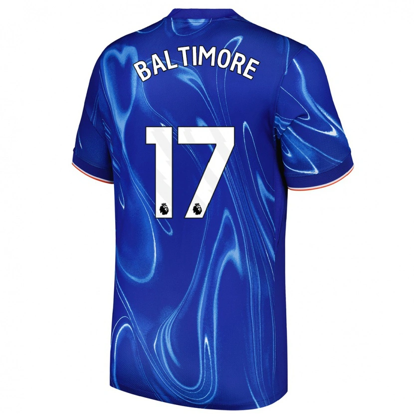 Danxen Uomo Maglia Sandy Baltimore #17 Blu Bianco Kit Gara Home 2024/25 Maglietta