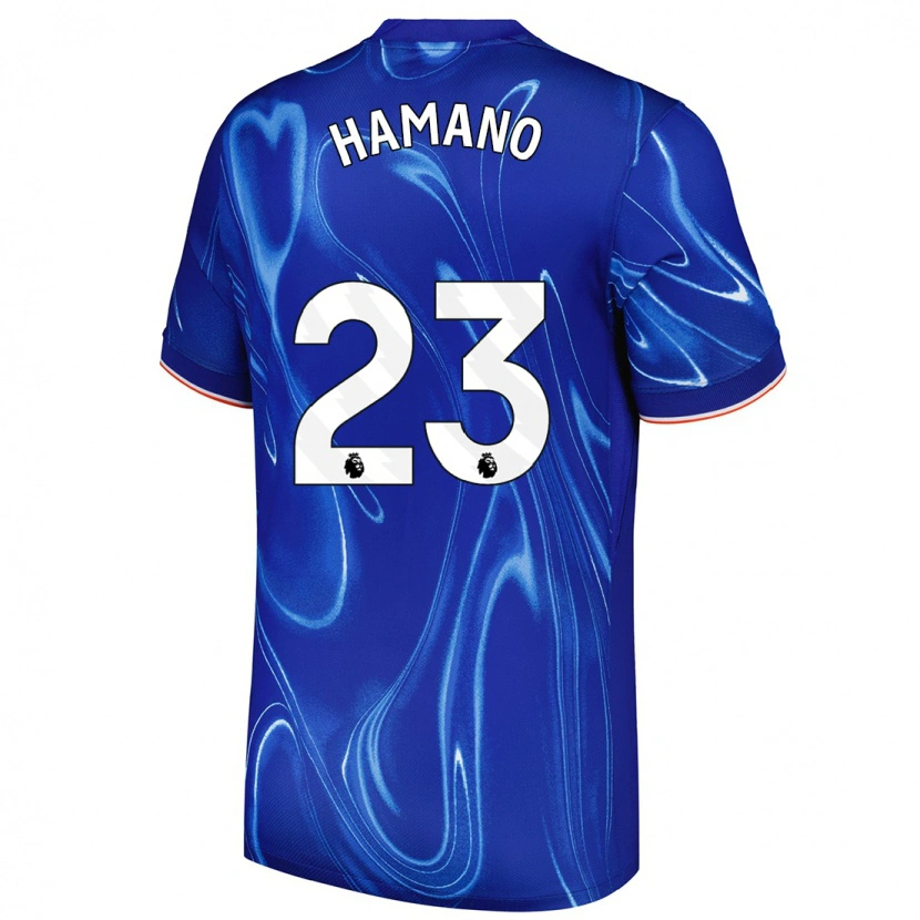 Danxen Uomo Maglia Maika Hamano #23 Blu Bianco Kit Gara Home 2024/25 Maglietta