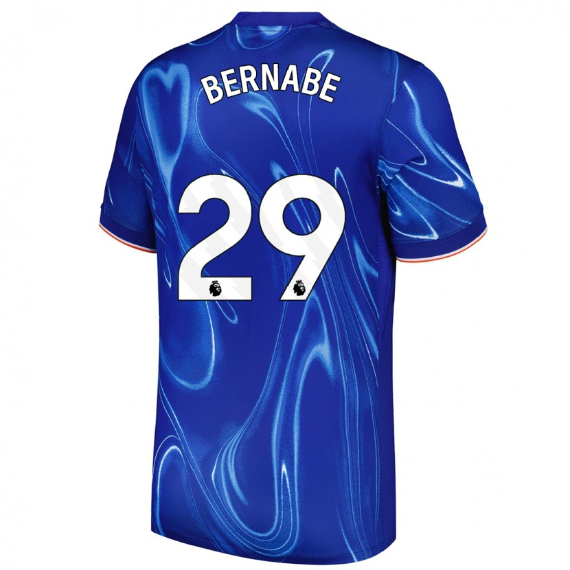 Danxen Uomo Maglia Alejandra Bernabé #29 Blu Bianco Kit Gara Home 2024/25 Maglietta
