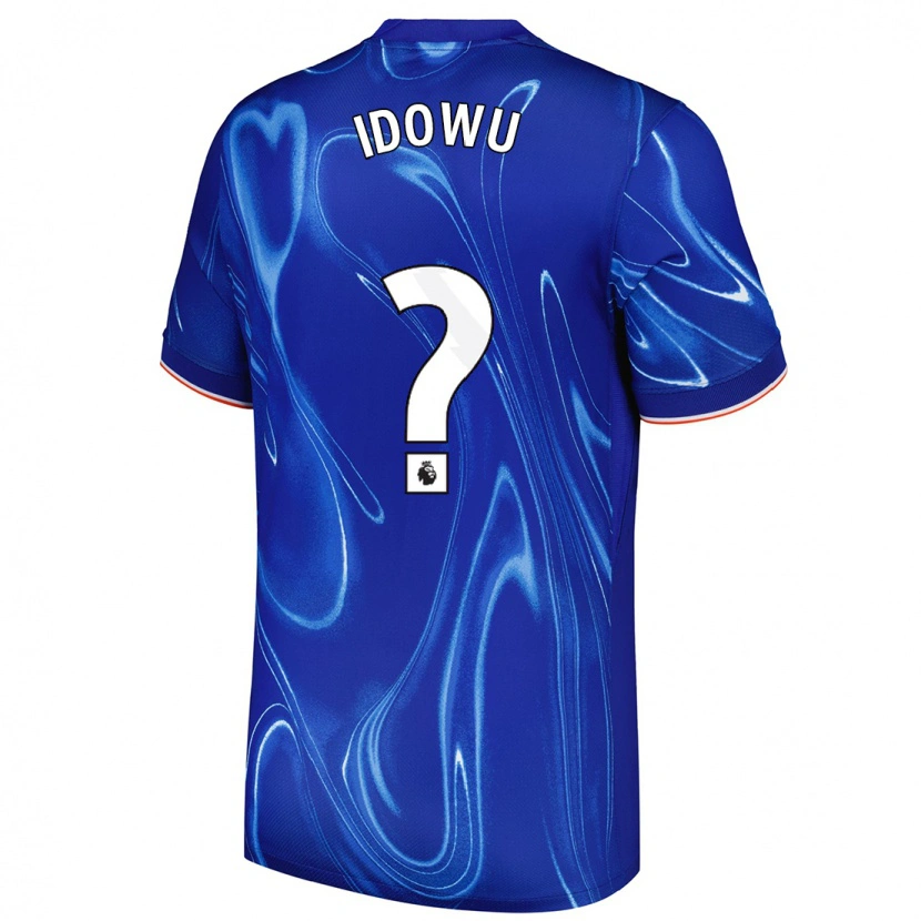 Danxen Uomo Maglia Tudor Mendel-Idowu #0 Blu Bianco Kit Gara Home 2024/25 Maglietta