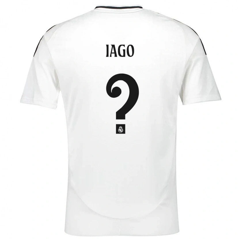 Danxen Uomo Maglia Paulo Iago #0 Bianco Kit Gara Home 2024/25 Maglietta