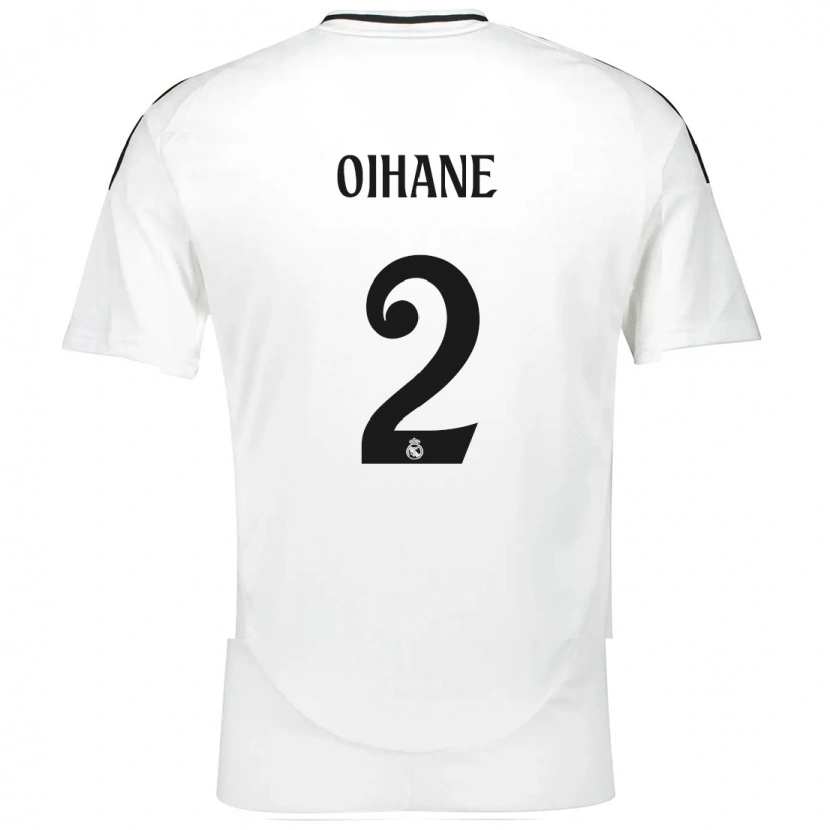 Danxen Uomo Maglia Oihane Hernández #2 Bianco Kit Gara Home 2024/25 Maglietta