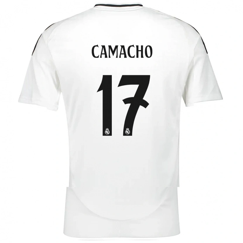 Danxen Uomo Maglia Carla Camacho #17 Bianco Kit Gara Home 2024/25 Maglietta