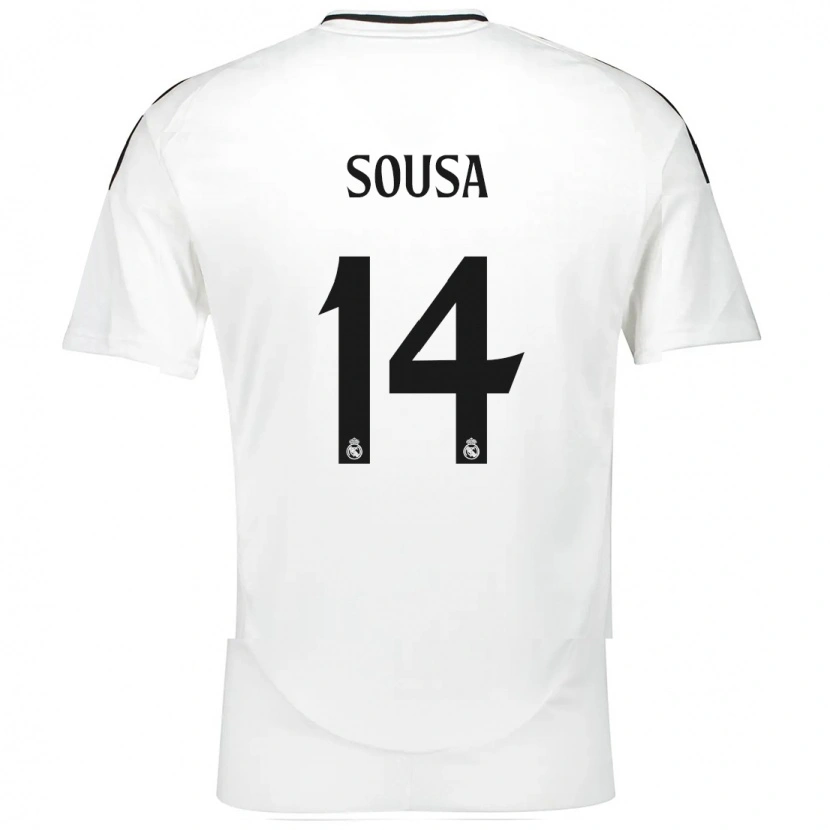 Danxen Uomo Maglia Kathellen Sousa #14 Bianco Kit Gara Home 2024/25 Maglietta
