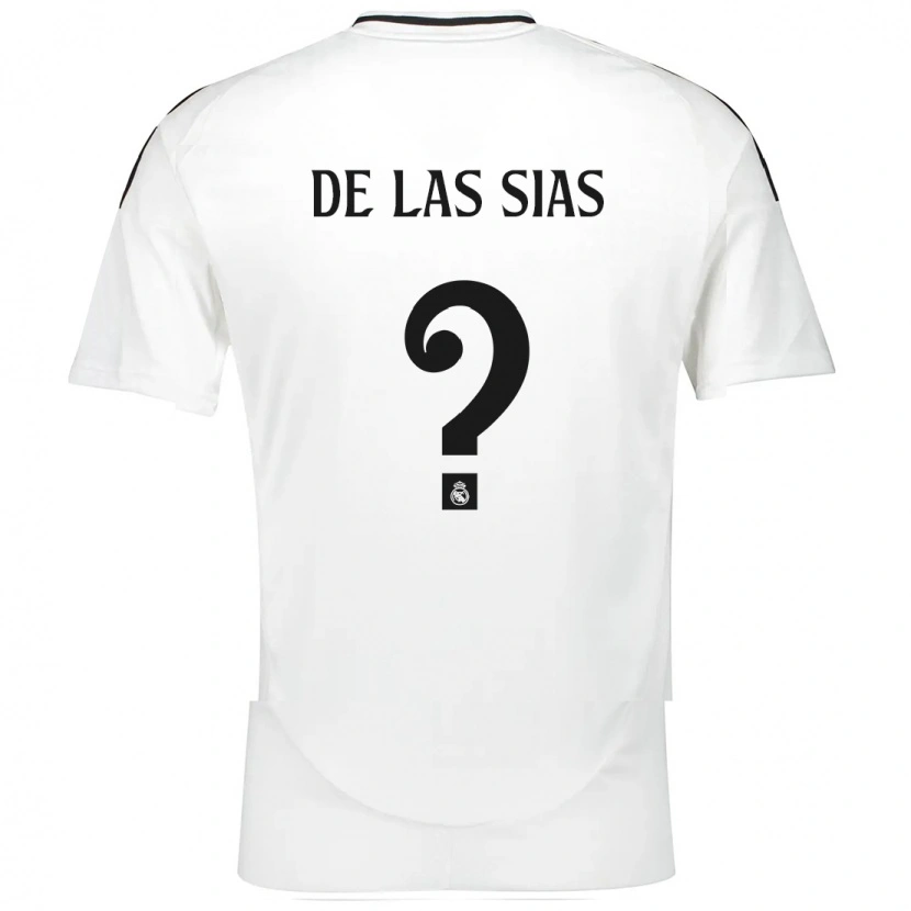Danxen Uomo Maglia Marcos De Las Sias #0 Bianco Kit Gara Home 2024/25 Maglietta