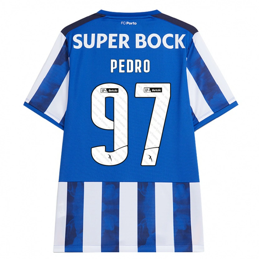 Danxen Uomo Maglia Zé Pedro #97 Blu Bianco Kit Gara Home 2024/25 Maglietta
