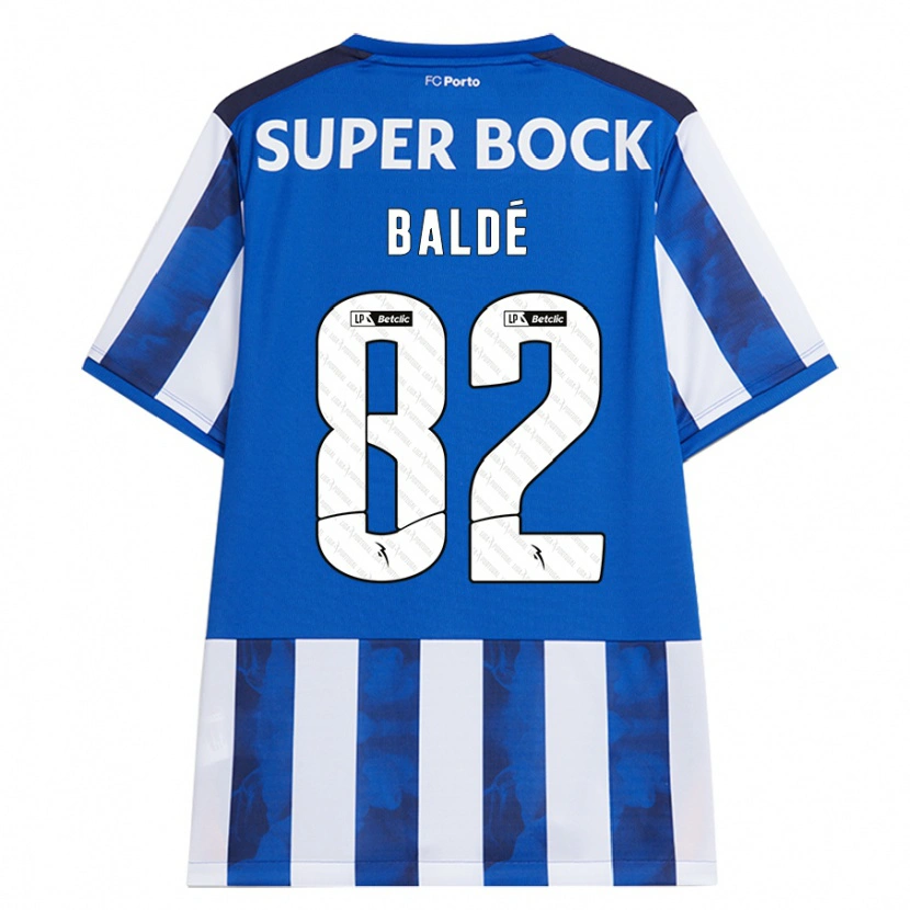 Danxen Uomo Maglia Alfa Baldé #82 Blu Bianco Kit Gara Home 2024/25 Maglietta