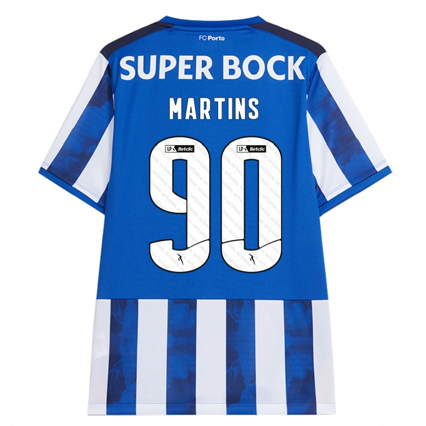 Danxen Uomo Maglia Gil Martins #90 Blu Bianco Kit Gara Home 2024/25 Maglietta