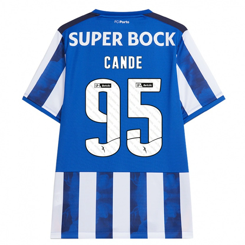 Danxen Uomo Maglia Anhá Cande #95 Blu Bianco Kit Gara Home 2024/25 Maglietta