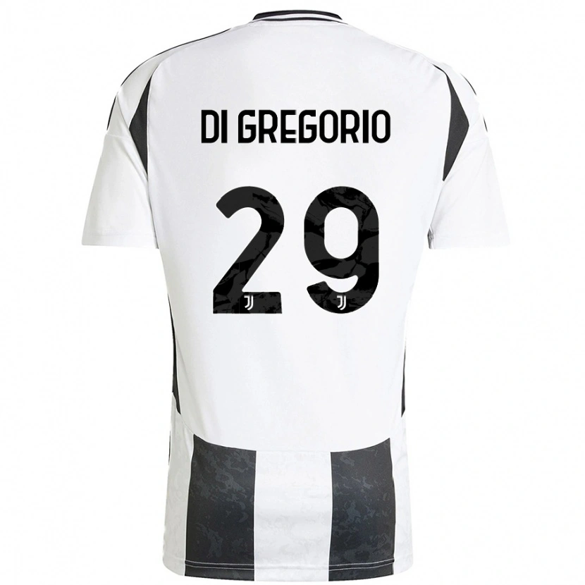 Danxen Uomo Maglia Michele Di Gregorio #29 Bianco Nero Kit Gara Home 2024/25 Maglietta