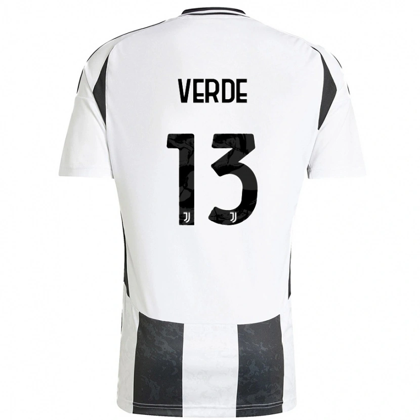 Danxen Uomo Maglia Francesco Verde #13 Bianco Nero Kit Gara Home 2024/25 Maglietta