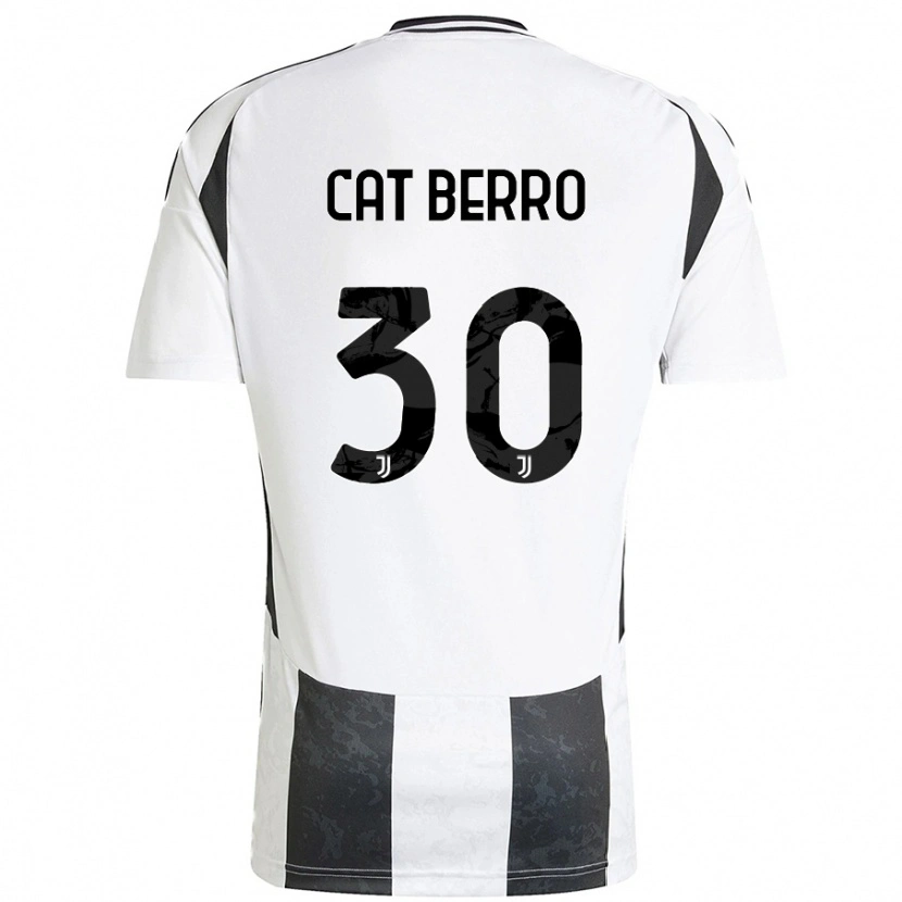 Danxen Uomo Maglia Simone Cat Berro #30 Bianco Nero Kit Gara Home 2024/25 Maglietta