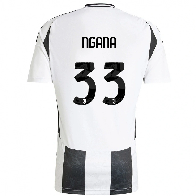 Danxen Uomo Maglia Valdes Ngana #33 Bianco Nero Kit Gara Home 2024/25 Maglietta