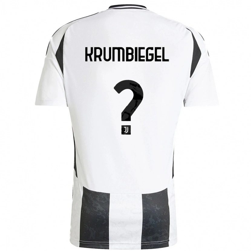 Danxen Uomo Maglia Paulina Krumbiegel #0 Bianco Nero Kit Gara Home 2024/25 Maglietta