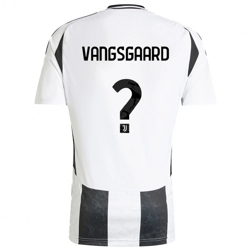 Danxen Uomo Maglia Amalie Vangsgaard #0 Bianco Nero Kit Gara Home 2024/25 Maglietta