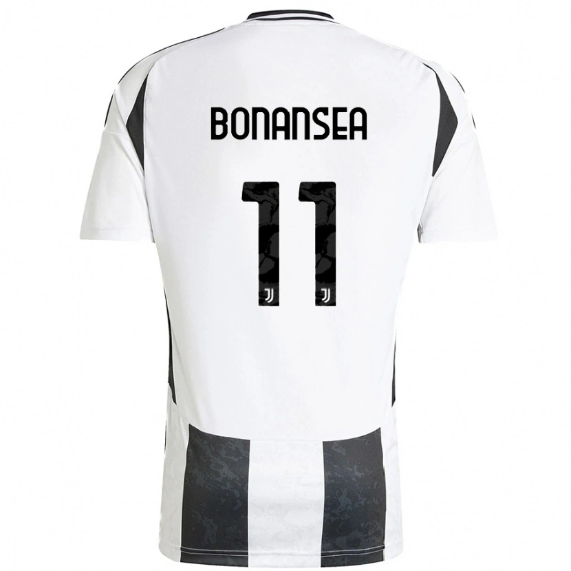 Danxen Uomo Maglia Barbara Bonansea #11 Bianco Nero Kit Gara Home 2024/25 Maglietta