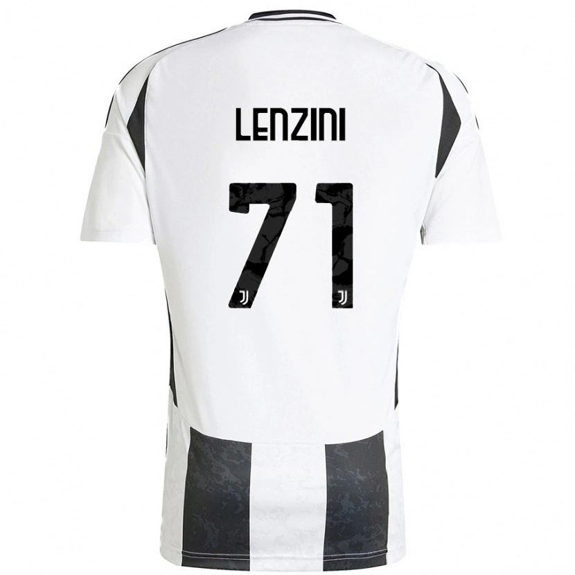 Danxen Uomo Maglia Martina Lenzini #71 Bianco Nero Kit Gara Home 2024/25 Maglietta