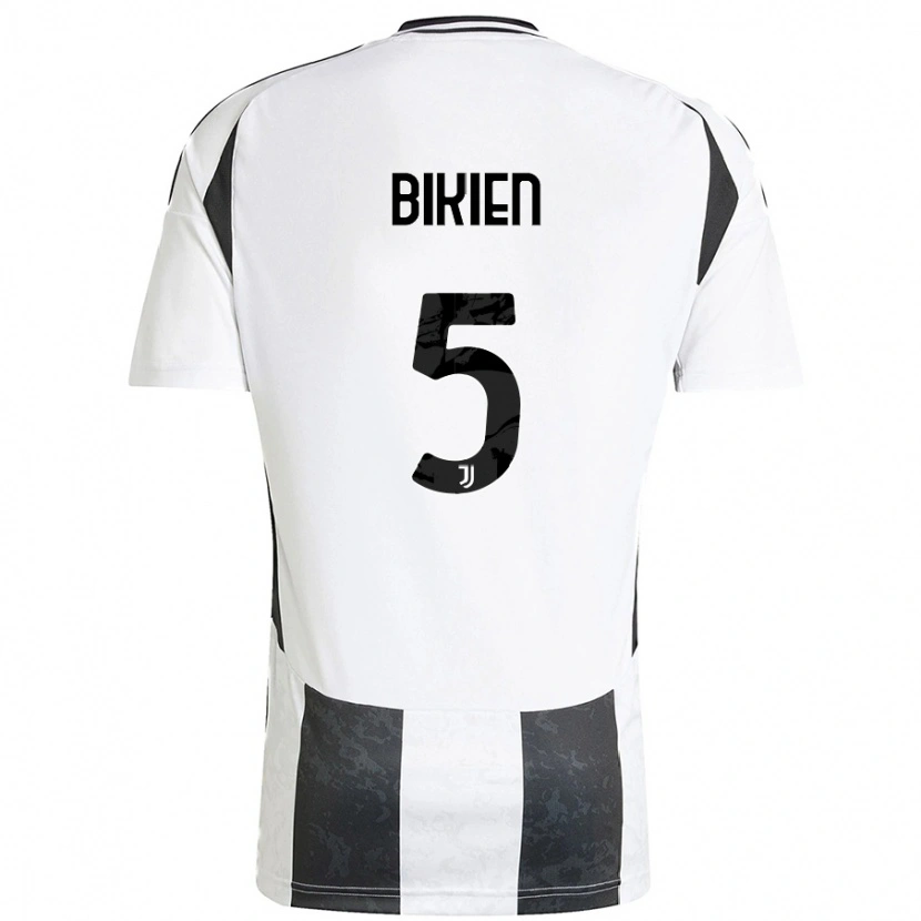 Danxen Uomo Maglia Felix Nzouango Bikien #5 Bianco Nero Kit Gara Home 2024/25 Maglietta