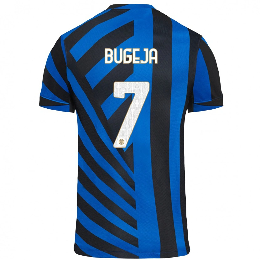 Danxen Uomo Maglia Haley Bugeja #7 Blu Nero Kit Gara Home 2024/25 Maglietta