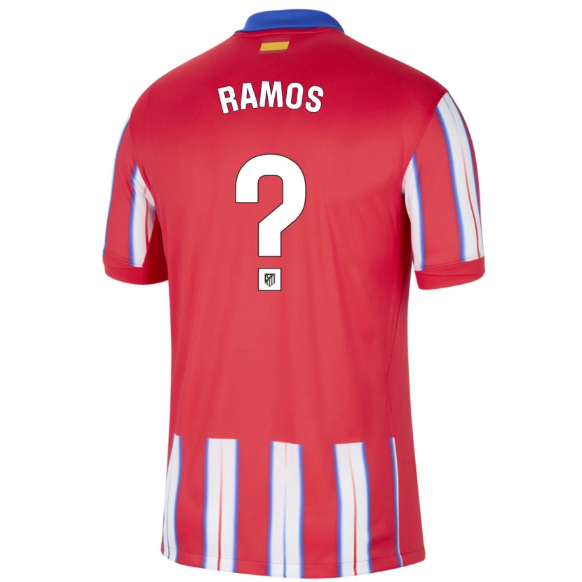 Danxen Uomo Maglia Yeremaiah Ramos #0 Rosso Bianco Blu Kit Gara Home 2024/25 Maglietta