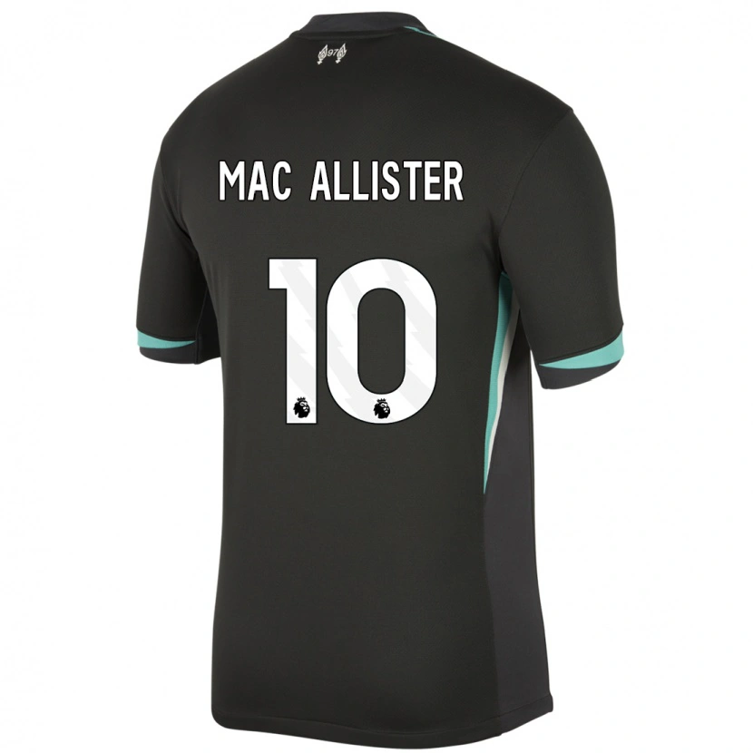 Danxen Uomo Maglia Alexis Mac Allister #10 Nero Antracite Bianco Kit Gara Away 2024/25 Maglietta