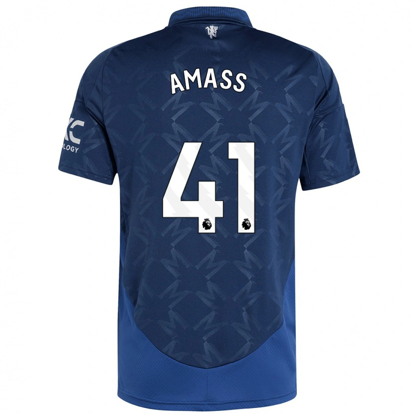 Danxen Uomo Maglia Harry Amass #41 Indaco Kit Gara Away 2024/25 Maglietta