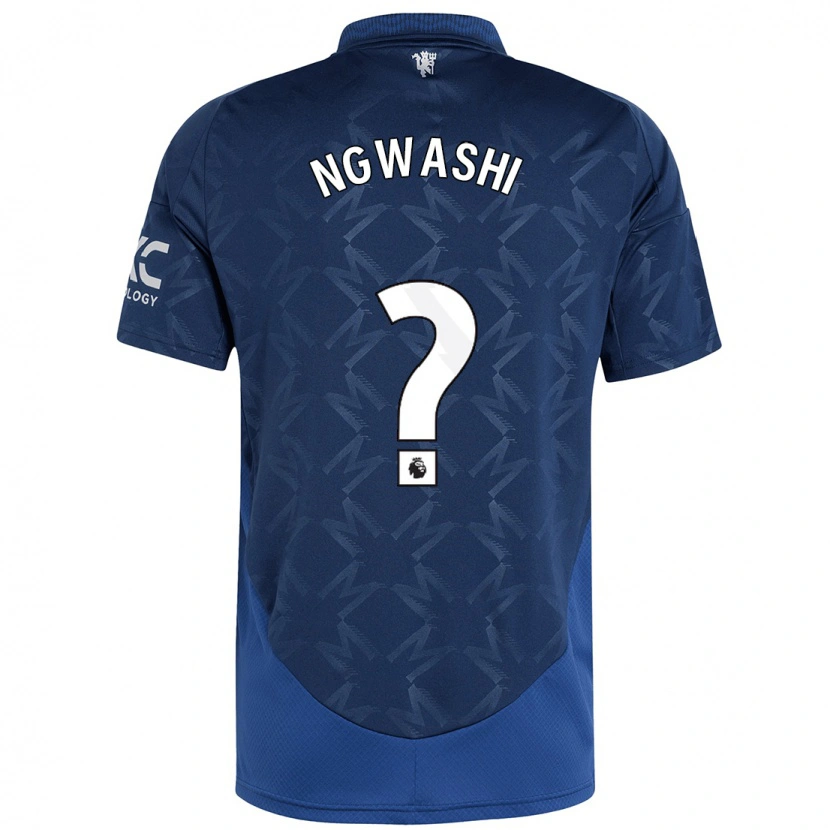 Danxen Uomo Maglia Jayden Ngwashi #0 Indaco Kit Gara Away 2024/25 Maglietta