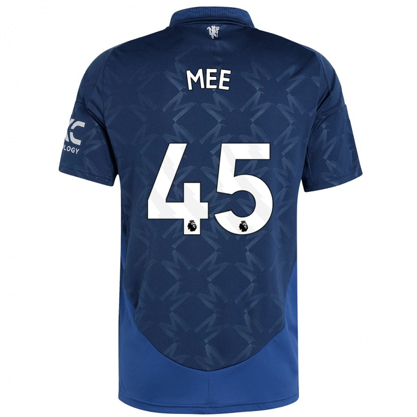Danxen Uomo Maglia Dermot Mee #45 Indaco Kit Gara Away 2024/25 Maglietta