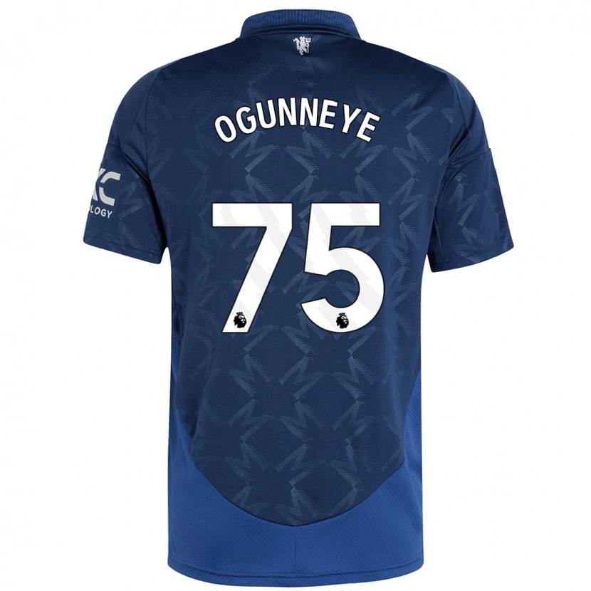 Danxen Uomo Maglia Habeeb Ogunneye #75 Indaco Kit Gara Away 2024/25 Maglietta