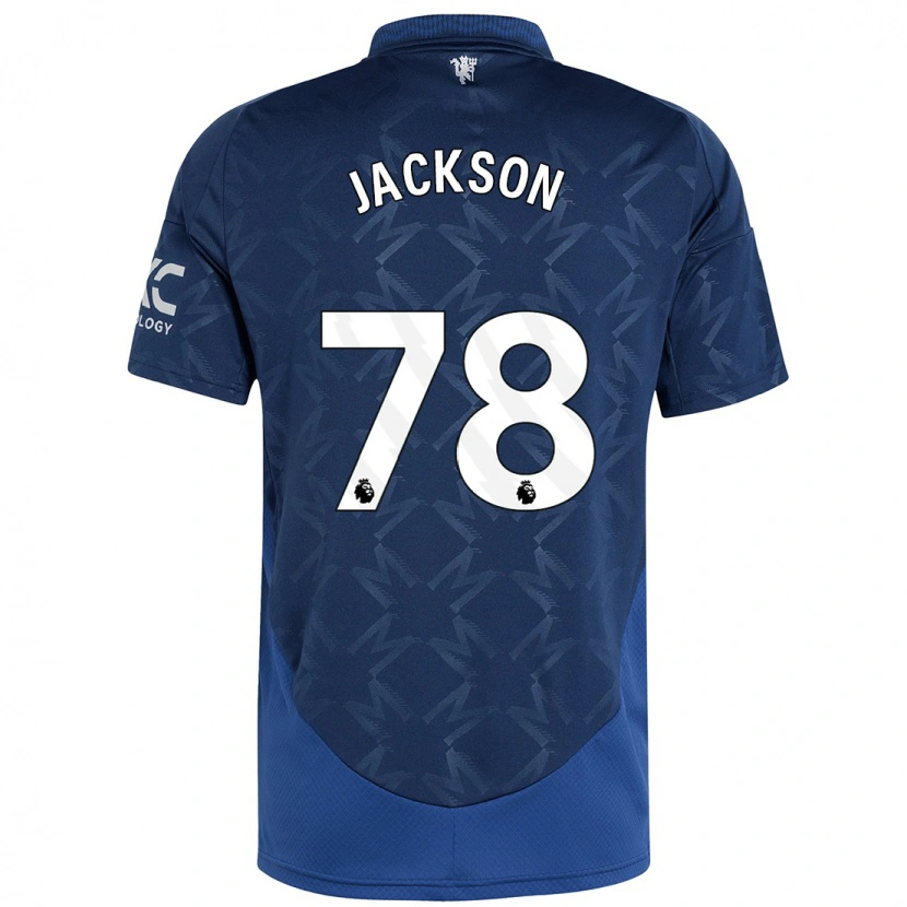Danxen Uomo Maglia Louis Jackson #78 Indaco Kit Gara Away 2024/25 Maglietta