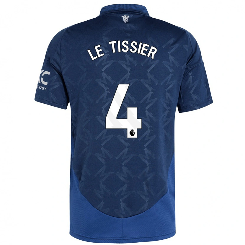 Danxen Uomo Maglia Maya Le Tissier #4 Indaco Kit Gara Away 2024/25 Maglietta