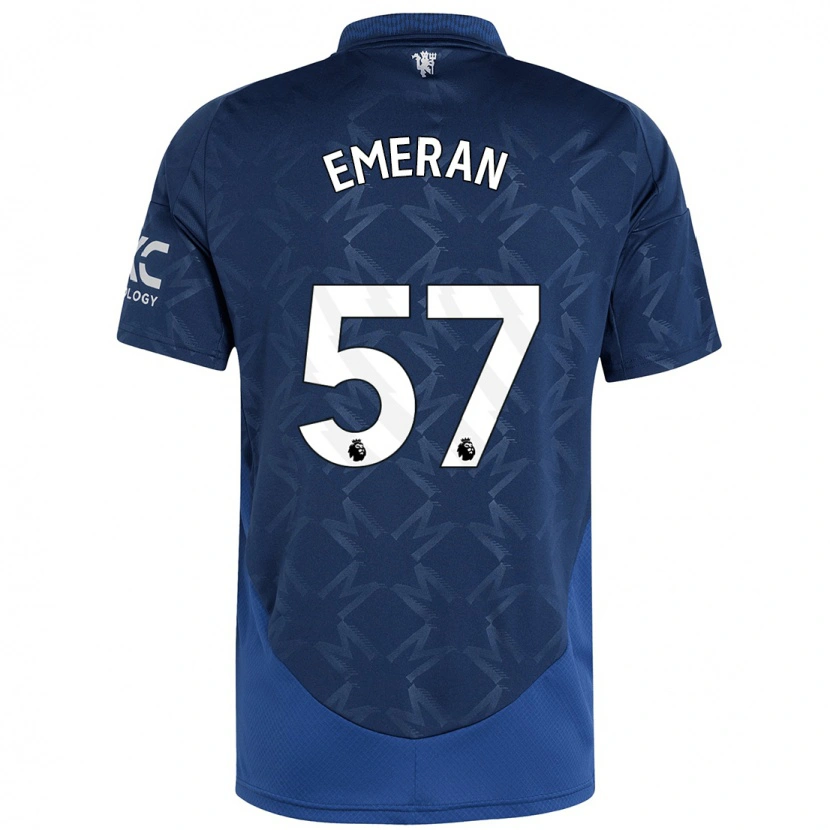 Danxen Uomo Maglia Noam Emeran #57 Indaco Kit Gara Away 2024/25 Maglietta