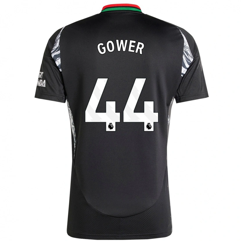 Danxen Uomo Maglia Jimi Gower #44 Nero Kit Gara Away 2024/25 Maglietta