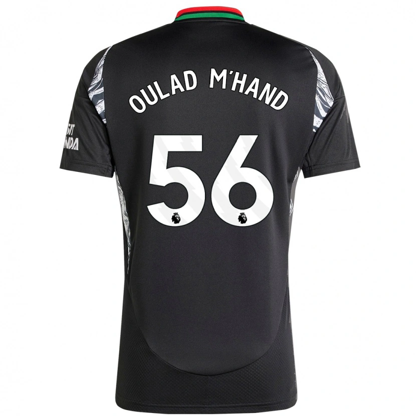 Danxen Uomo Maglia Salah-Eddine Oulad M'hand #56 Nero Kit Gara Away 2024/25 Maglietta
