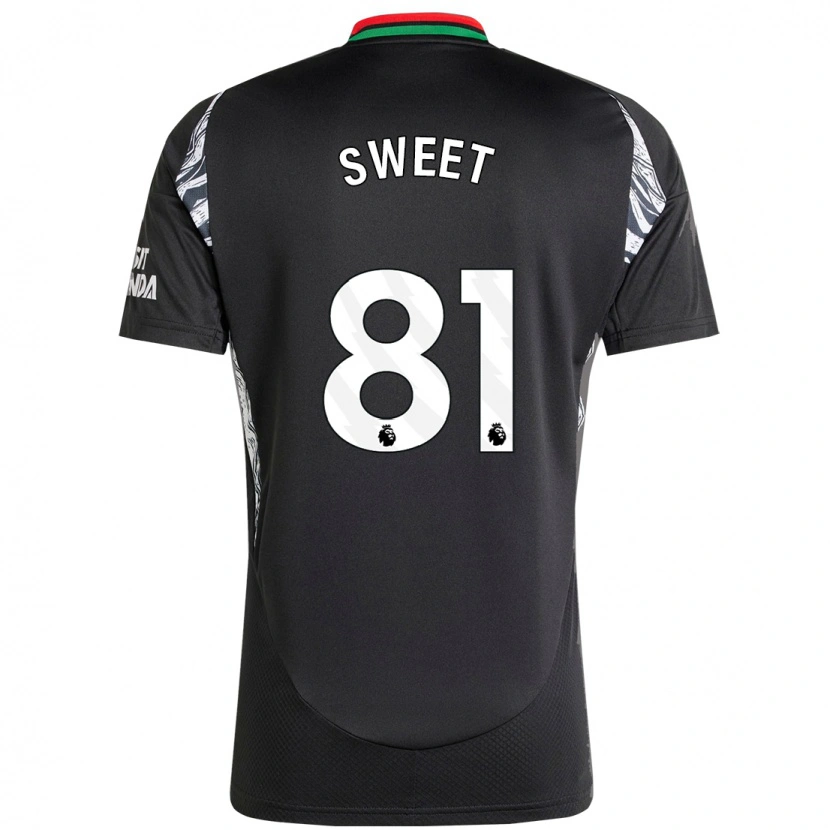 Danxen Uomo Maglia Will Sweet #81 Nero Kit Gara Away 2024/25 Maglietta