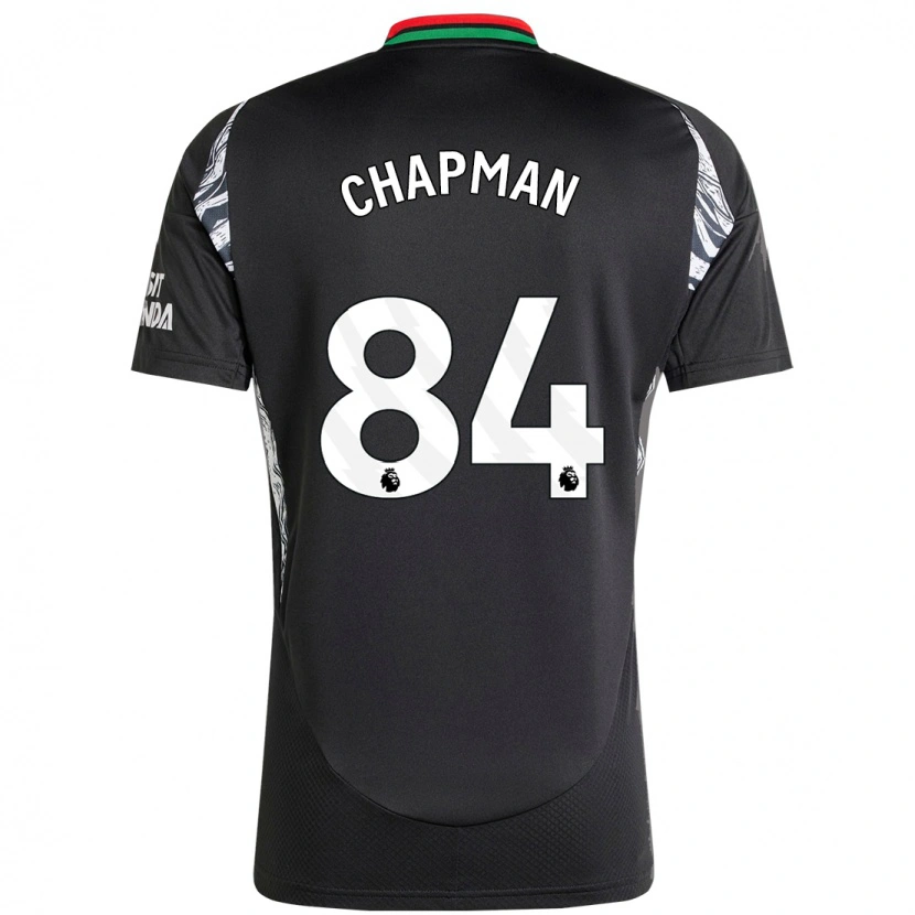 Danxen Uomo Maglia Samuel Chapman #84 Nero Kit Gara Away 2024/25 Maglietta