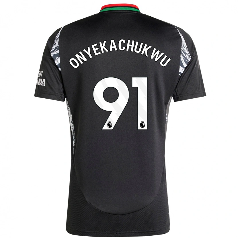 Danxen Uomo Maglia Samuel Onyekachukwu #91 Nero Kit Gara Away 2024/25 Maglietta