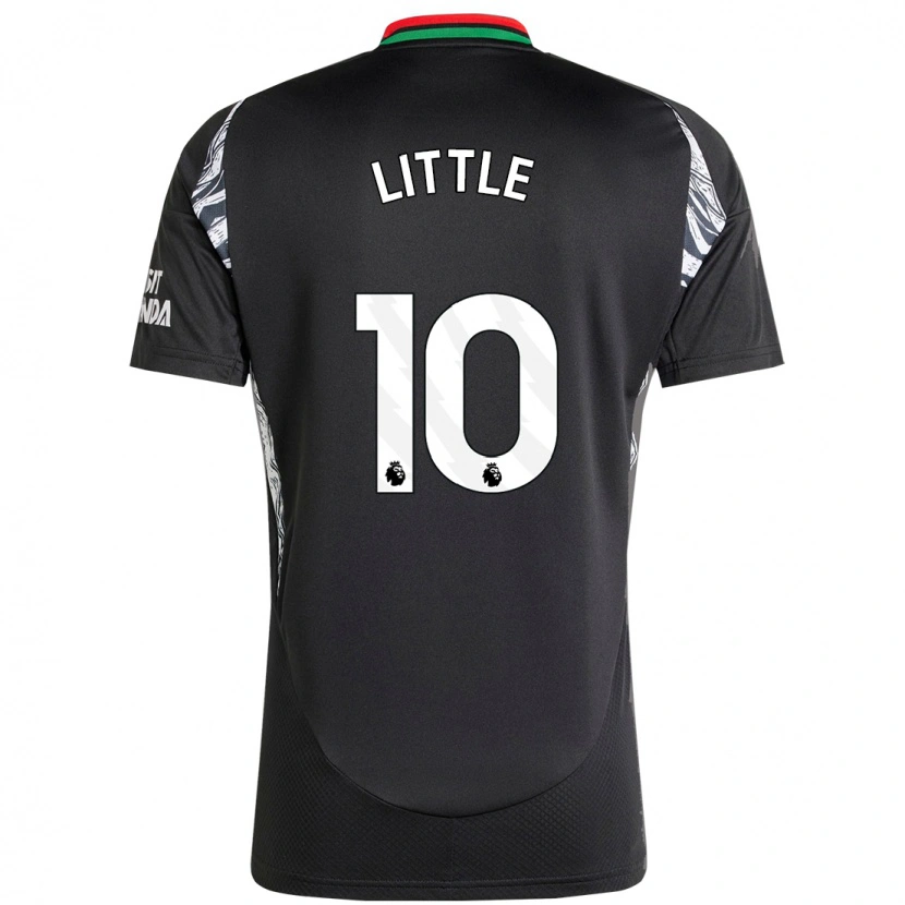 Danxen Uomo Maglia Kim Little #10 Nero Kit Gara Away 2024/25 Maglietta