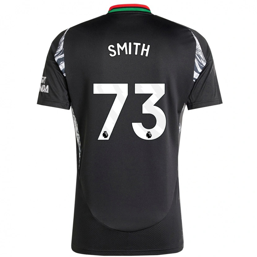 Danxen Uomo Maglia Tom Smith #73 Nero Kit Gara Away 2024/25 Maglietta