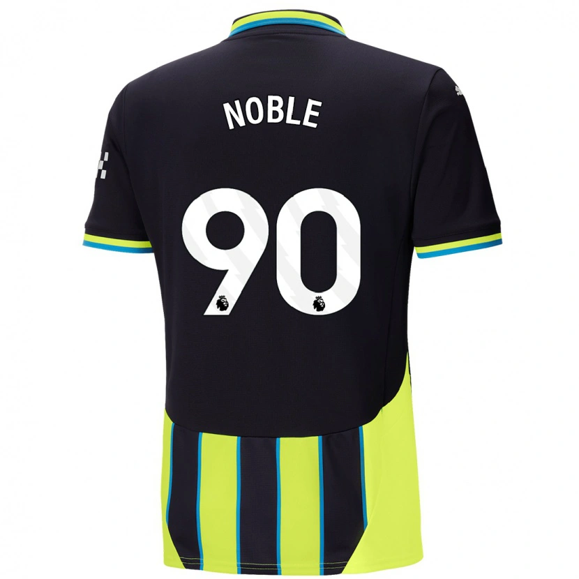 Danxen Uomo Maglia Kian Noble #90 Blu Giallo Kit Gara Away 2024/25 Maglietta