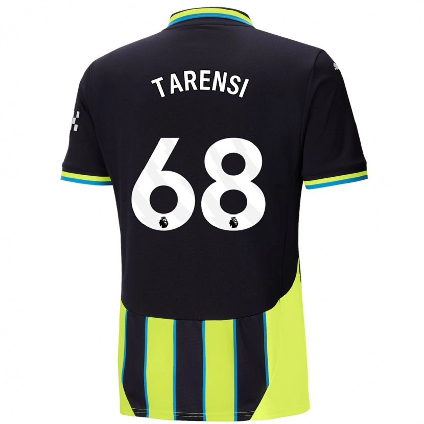 Danxen Uomo Maglia Oscar Tarensi #68 Blu Giallo Kit Gara Away 2024/25 Maglietta