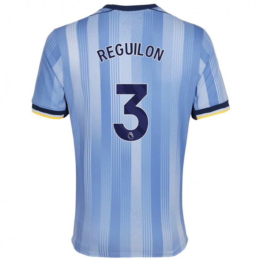 Danxen Uomo Maglia Sergio Reguilón #3 Azzurro Chiaro Kit Gara Away 2024/25 Maglietta