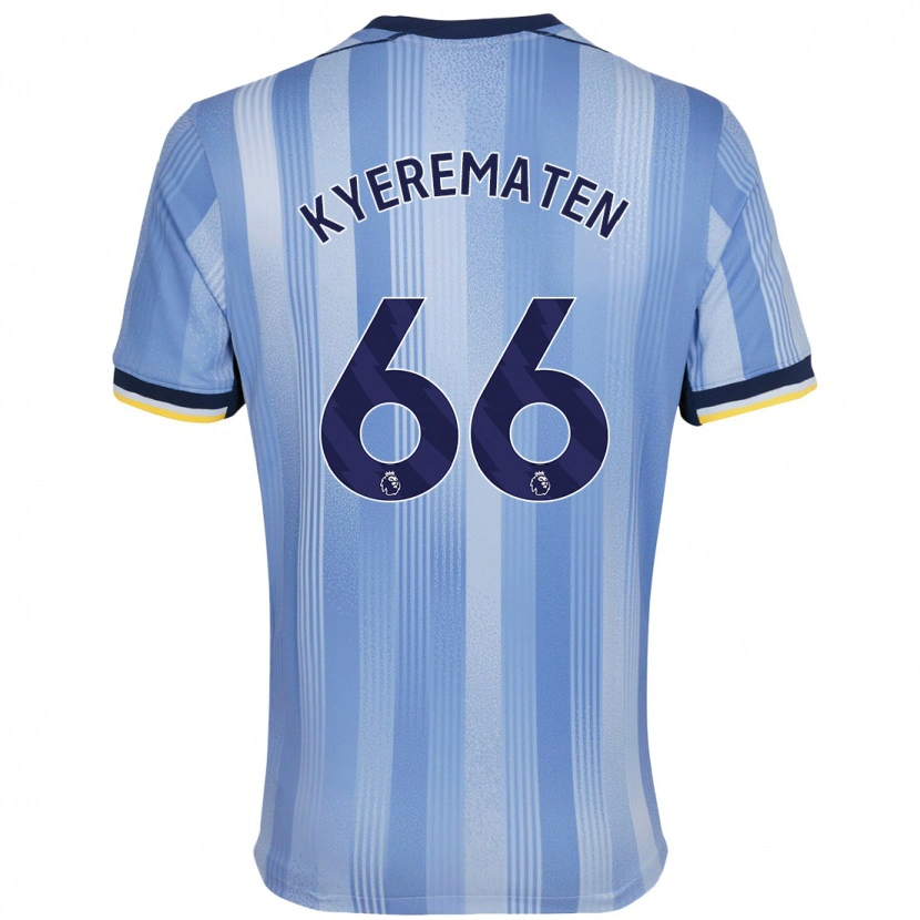Danxen Uomo Maglia Rio Kyerematen #66 Azzurro Chiaro Kit Gara Away 2024/25 Maglietta