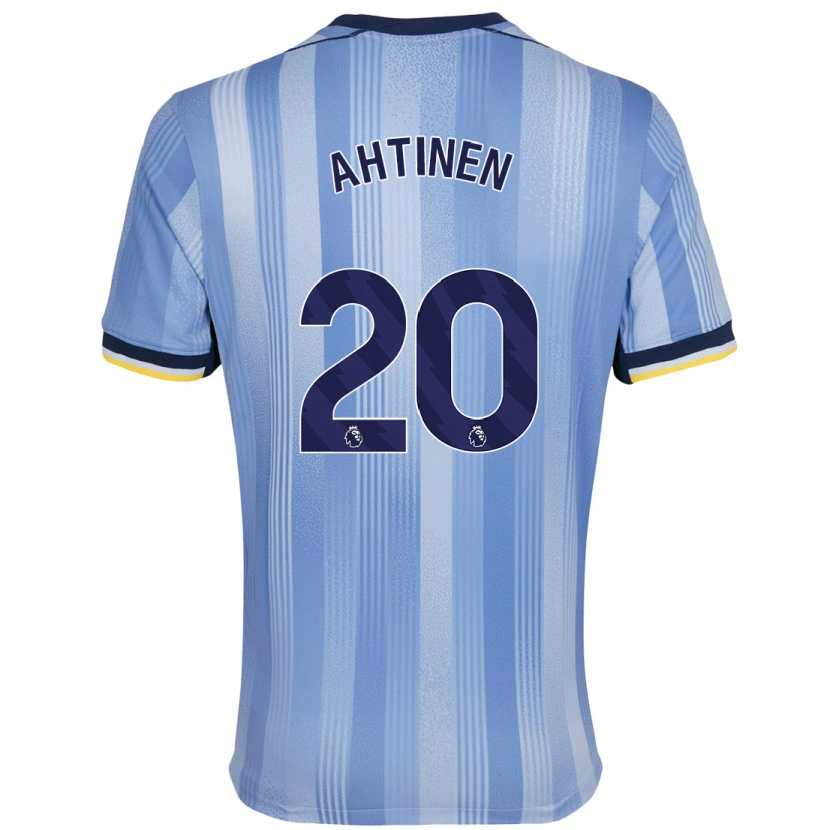 Danxen Uomo Maglia Olga Ahtinen #20 Azzurro Chiaro Kit Gara Away 2024/25 Maglietta