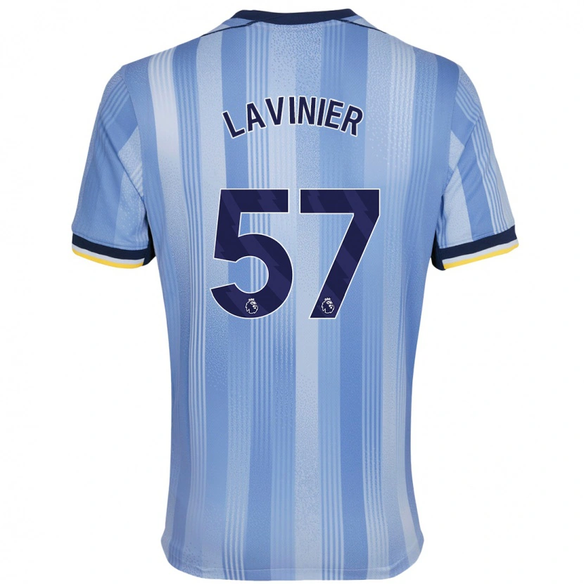 Danxen Uomo Maglia Marcel Lavinier #57 Azzurro Chiaro Kit Gara Away 2024/25 Maglietta