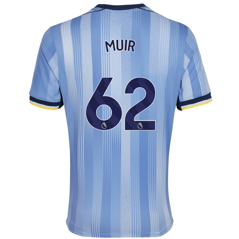 Danxen Uomo Maglia Marqes Muir #62 Azzurro Chiaro Kit Gara Away 2024/25 Maglietta