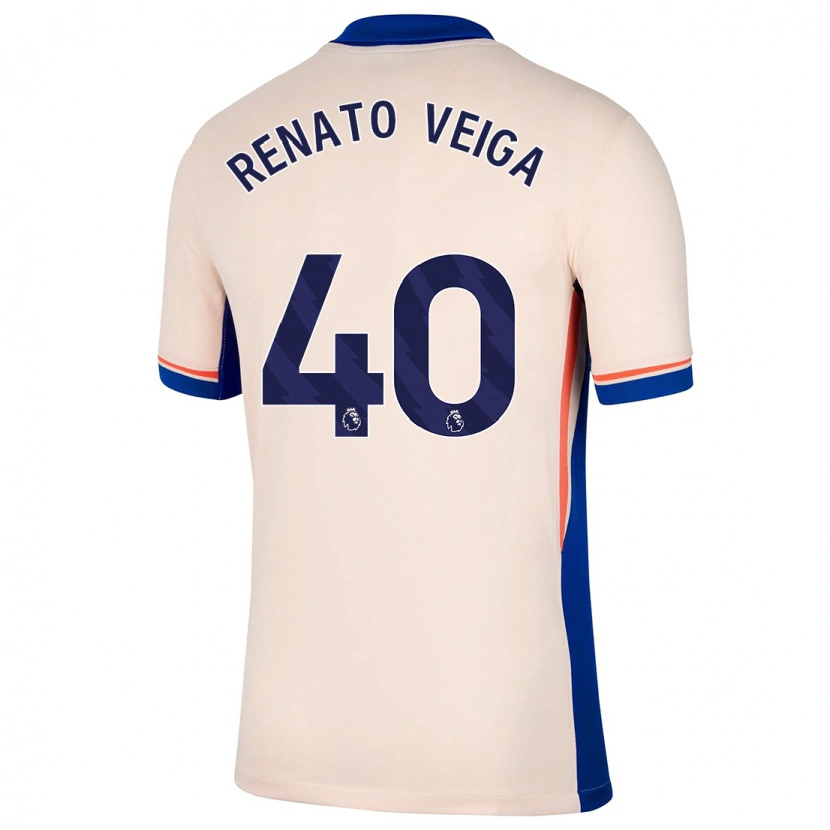 Danxen Uomo Maglia Renato Veiga #40 Beige Chiaro Kit Gara Away 2024/25 Maglietta